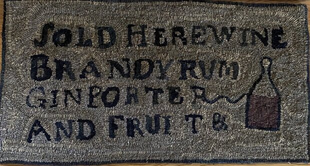 Ye Olde Tavern, a Hand Hooked Rug by Jennifer McKelvie